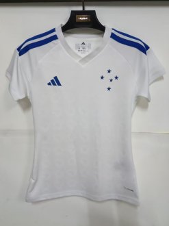 26-27 Cruzeiro Away Women Fans Soccer Jersey (女)