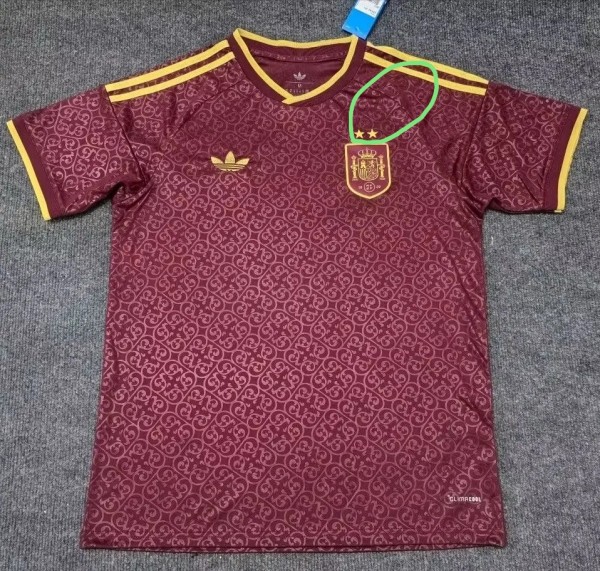 2026 Spain Third Leaked Edition Fans Soccer Jersey (With 2 Star)*两颗星