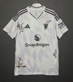 25-26 Man Utd Away Embroidered Version Fans Soccer Jersey