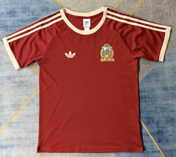 26-27 Mexico Retro Version Fans Soccer Jersey