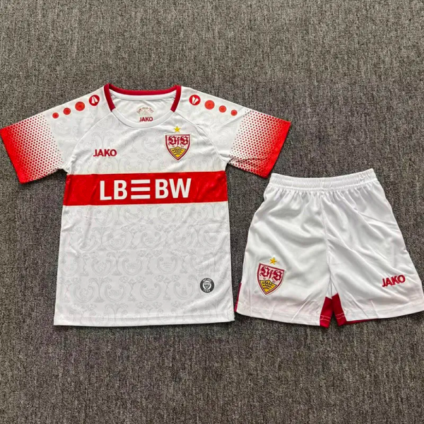 26-27 VfB Stuttgart Home Kids Soccer Jersey