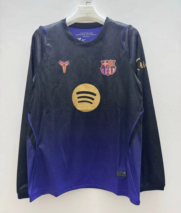 26-27 BAR Away Long Sleeve Fans Soccer Jersey (长袖)