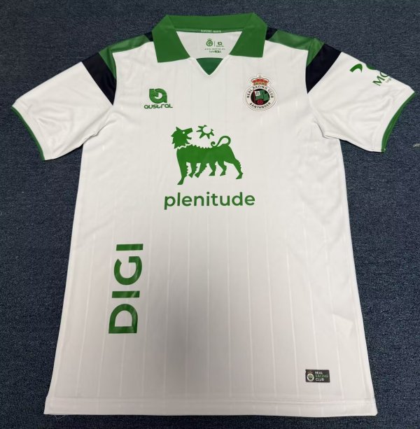 26-27 Racing de Santander Home Fans Soccer Jersey