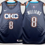 26-27 OKC Top Quality Hot Pressing NBA Jersey