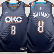 26-27 OKC Top Quality Hot Pressing NBA Jersey