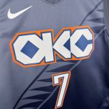 26-27 OKC Top Quality Hot Pressing NBA Jersey