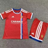 26-27 Zaragoza Away Kids Soccer Jersey