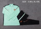 26-27 France High Quality Half Pull Tracksuit