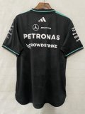 2026 F1 Benz New Pattern Short Sleeve Racing Suit