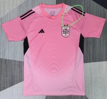 2026 Spain Pink GoalKeeper Fans Soccer Jersey (With 2 Star)*两颗星