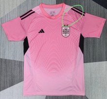 2026 Spain Pink GoalKeeper Fans Soccer Jersey (With 2 Star)*两颗星