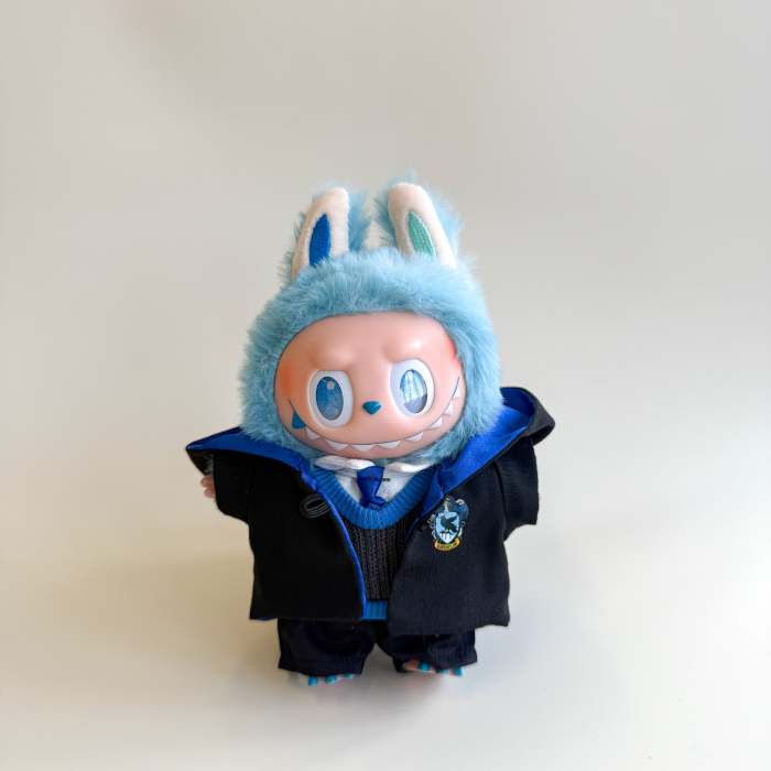 Labubu Blue Wizard Outfit - HP Inspired