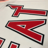 22-23 Heat WADE #3 White Top Quality Hot Pressing NBA Jersey (Retro Logo)