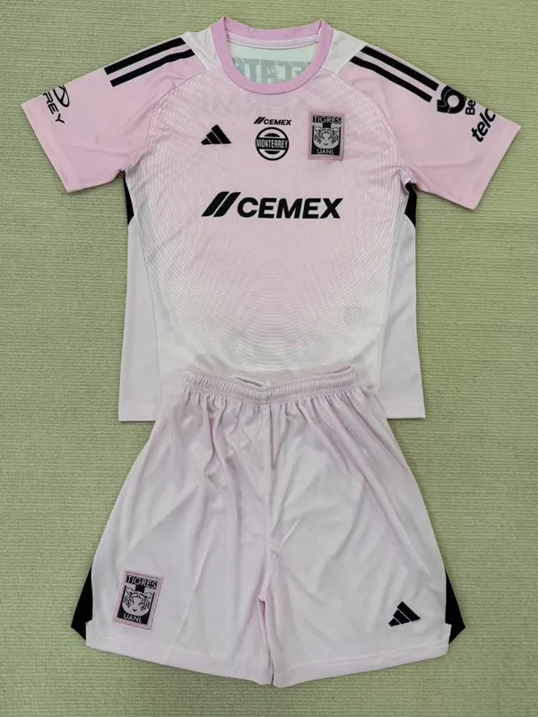 25-26 Tigres UANL Pink GoalKeeper Adult Suit