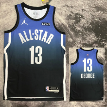 2023 ALL STAR GEORGE #13 Blue Top Quality Hot Pressing NBA Jersey