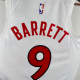 22-23 Raptors BARRETT #9 White Top Quality Hot Pressing NBA Jersey