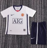 2008-2009 Man Utd Away Retro Kids Soccer Jersey