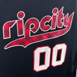 23-24 Trail Blazers HENDERSON #00 Black City Edition Top Quality Hot Pressing NBA Jersey