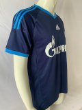 2001 Schalke Blue Retro Soccer Jersey