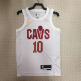 22-23 Cleveland Cavaliers CARLAND #10 White Top Quality Hot Pressing NBA Jersey