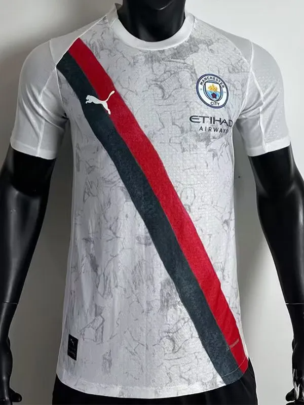 25-26 Man City Away Player Version Soccer Jersey
