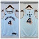24-25 SA Spurs FOX #4 Light blue City Edition Top Quality Hot Pressing NBA Jersey
