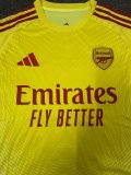 25-26 ARS Light Yellow GoalKeeper Fans Soccer Jersey