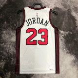 22-23 Bulls JORDAN #23 White City Edition Top Quality Hot Pressing NBA Jersey