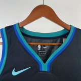 22-23 Dallas Mavericks IRVING #11 Blue Black Top Quality Hot Pressing NBA Jersey