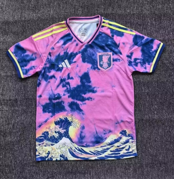 25-26 Japan Pink Blue Special Edition Fans Soccer Jersey