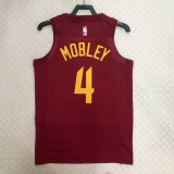 22-23 Cleveland Cavaliers MOBLEY #4 Red Top Quality Hot Pressing NBA Jersey
