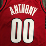 Trail Blazers ANTHONY #00 Jordan Red Top Quality Hot Pressing NBA Jersey