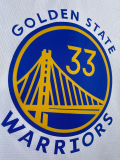 22-23 WARRIORS WISEMAN #33 White Top Quality Hot Pressing NBA Jersey