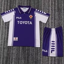 1999-2000 Fiorentina Home Retro Kids Soccer Jersey