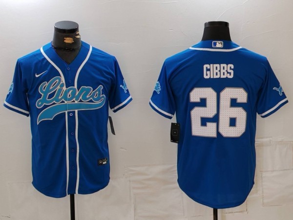 2024 MLB Detroit Lions New Pattern Jersey
