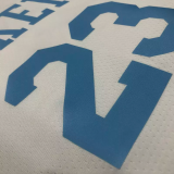 22-23 LAKERS JAMES #23 White Top Quality Hot Pressing NBA Jersey (Retro Logo)