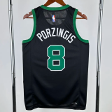 22-23 Celtics PORZINGIS #8 Black Top Quality Hot Pressing NBA Jersey (Trapeze Edition)