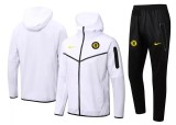 22-23 CHE White Hoodie Jacket Tracksuit#F401