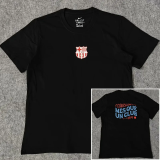 25-26 BAR Black High Quality Casual T-Shirt #圆领红标