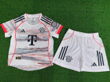 25-26 Bayern Away Kids Player Version Soccer Jersey (球员童装)