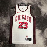 22-23 Bulls JORDAN #23 White City Edition Top Quality Hot Pressing NBA Jersey