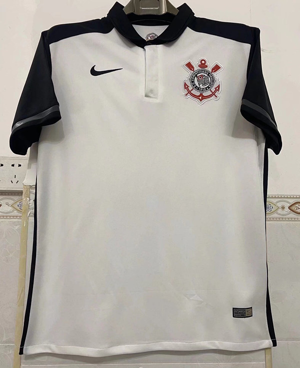 2015-2016 Corinthians Home Retro Soccer Jersey