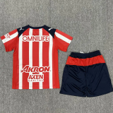 25-26 Chivas Home Kids Soccer Jersey