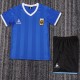 1986 Argentina Away Retro Kids Soccer Jersey