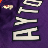 22-23 SUNS AYTON #22 Purple Top Quality Hot Pressing NBA Jersey (Retro Logo)