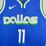 22-23 Dallas Mavericks IRVING #11 Blue City Edition Top Quality Hot Pressing NBA Jersey