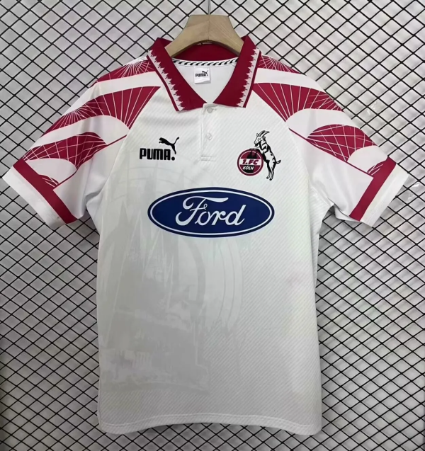 1996-1997 FC Köln Home Retro Soccer Jersey