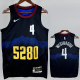 23-24 Nuggets WESTBROOK #4 Black City Edition Top Quality Hot Pressing NBA Jersey