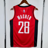 22-23 ROCKETS WAGNER #28 Red Away Top Quality Hot Pressing NBA Jersey