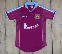 1999-2001 West Ham Home Retrot Soccer Jersey